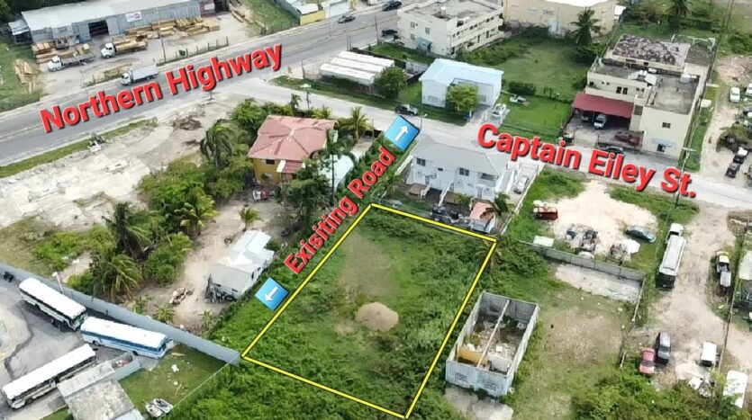 Lease lot off of Captain Eiley Street, Belize City