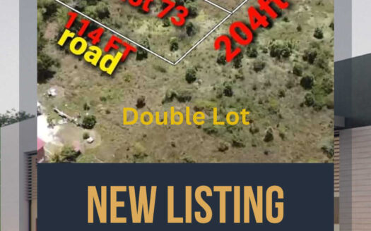 Double lot for sale in Hattieville