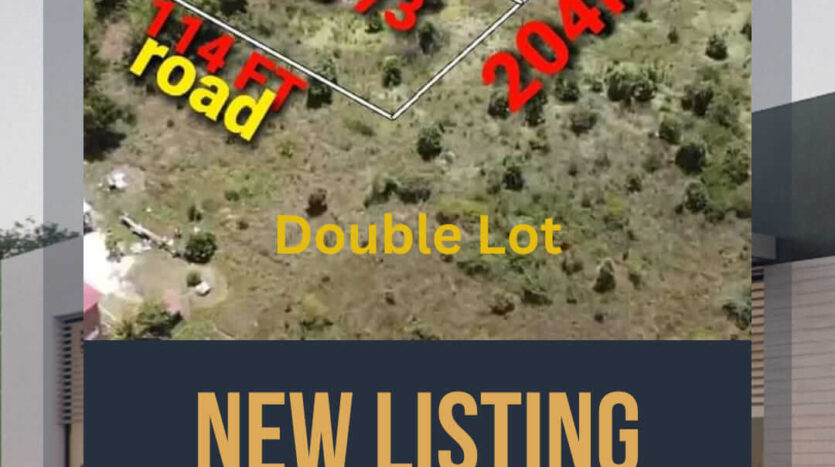 Double lot for sale in Hattieville