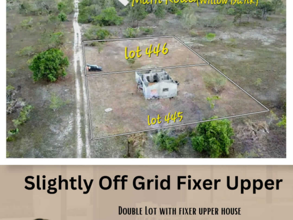 For Sale, Fixer Upper in Willows Bank, Belize