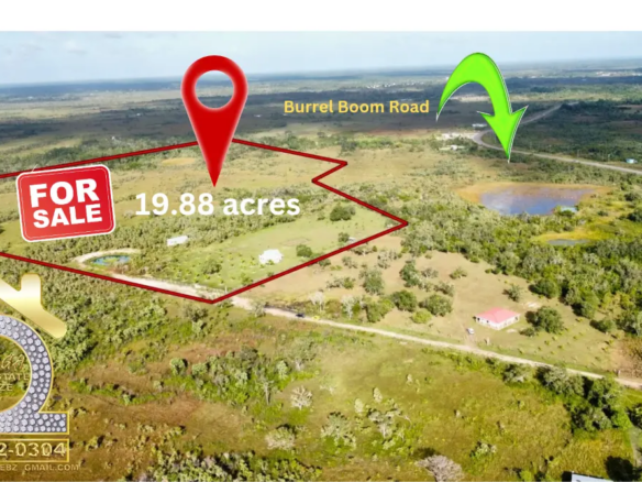 20 Acres For Sale Burrell Boom Belize