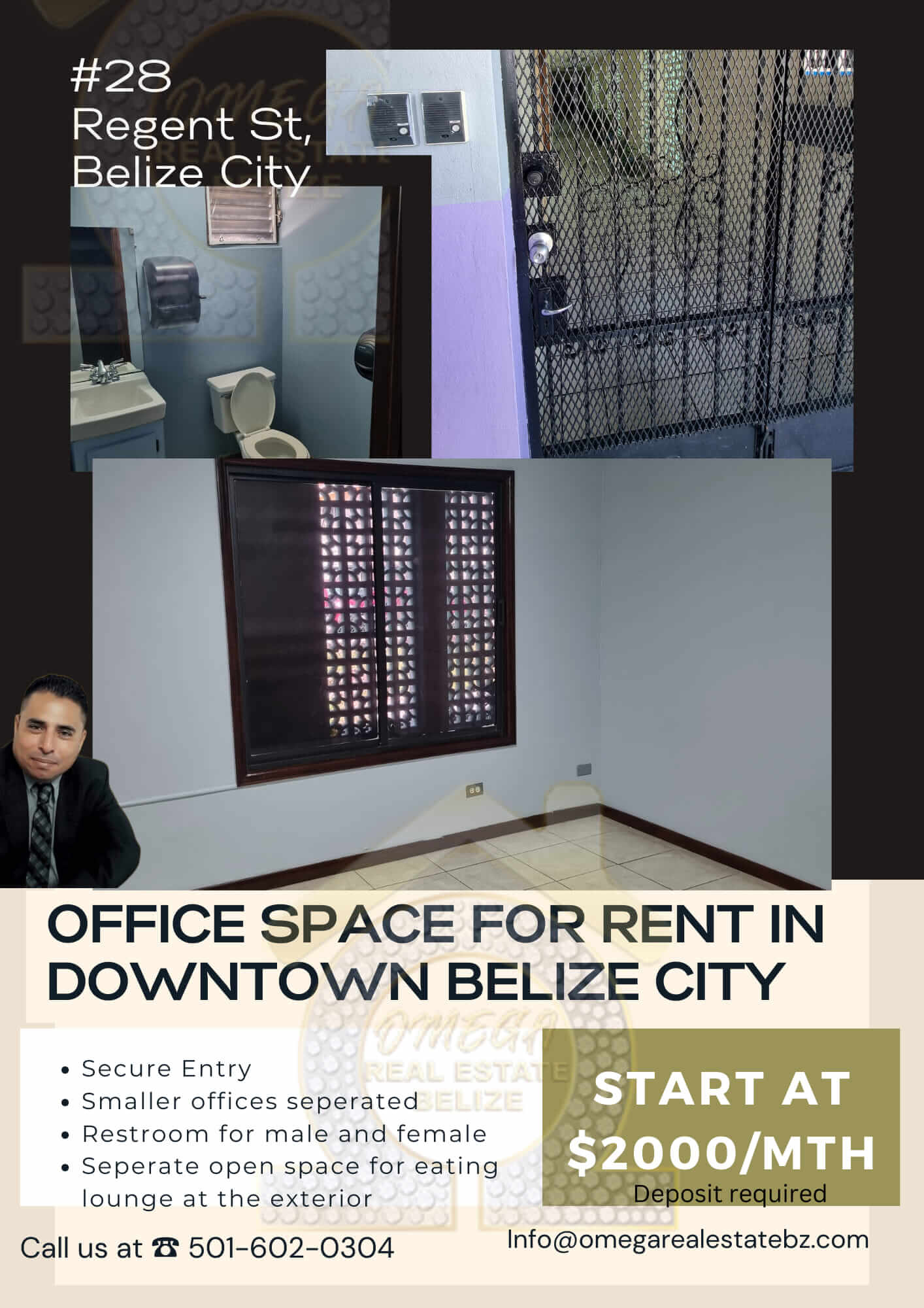 Offices for rent in downtown Belize City